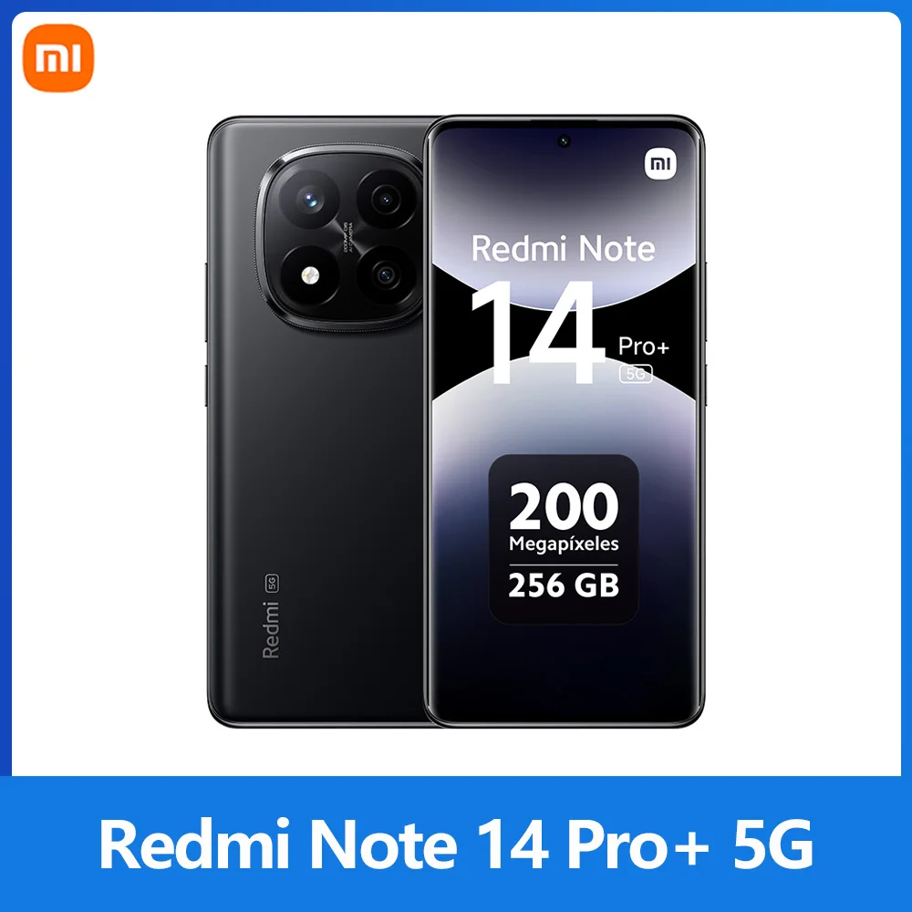 Xiaomi Redmi Note 14 Pro Plus 5G, NFC,  �cran AMOLED 1,5K de 6,67 pouces,120 Hz,appareil photo 200 MP,L?adaptateur n?est pas