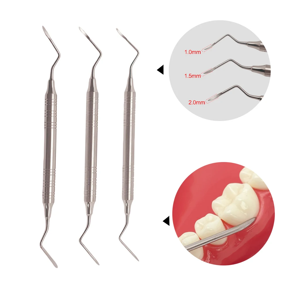 Dental Minimally Invasive Extraction Tool Root Tip Pick Elevator with Sharp Tip for Dental Implant Tooth Extraction Surgical