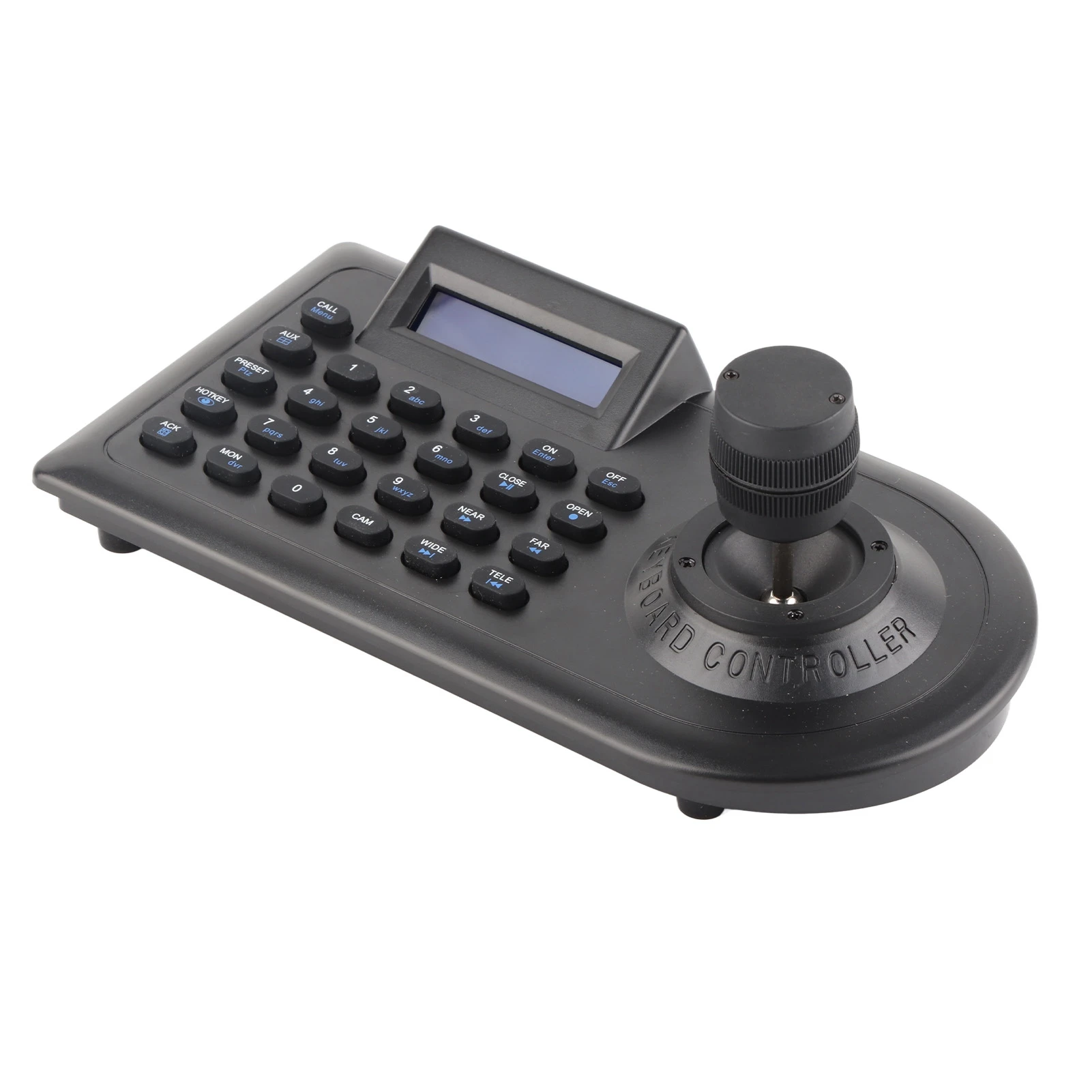 3D PTZ Camera Controller Camera Control Device Strong Compatibility LCD Display with Joystick for Public Security Surveillance