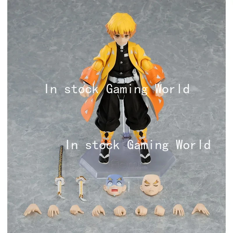 

In Stock MaxFactory Figma Demon Slayer Inosuke Hashihira Giyuen Seishijuro Tomioka Zenitsu Azuma Movable Figure Model