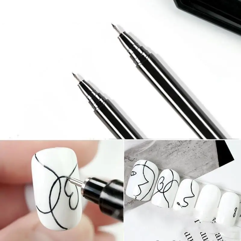 195C Epoxy Resin for Extra Fine Black Drawing Pen Painting Graffiti Permanent