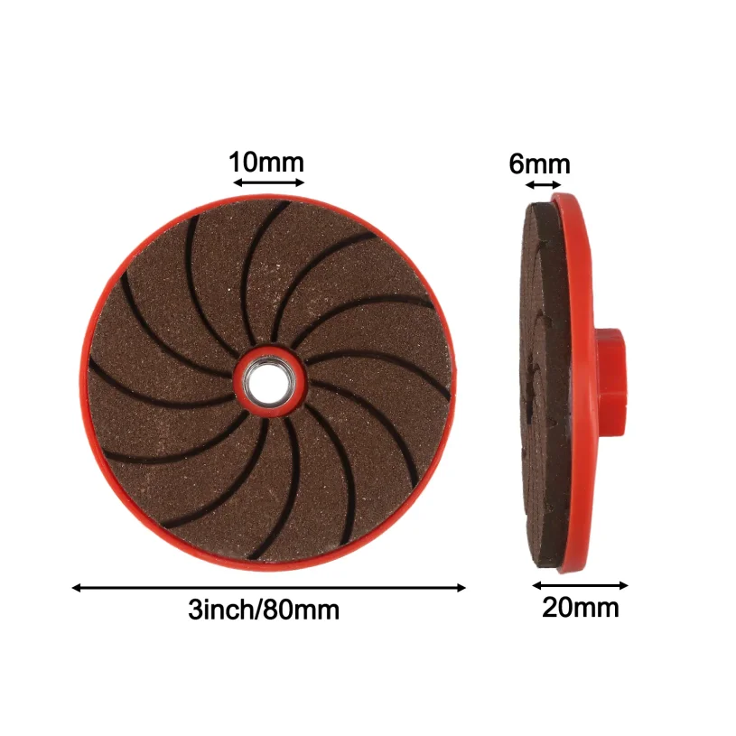 For Professional Use Buff Disc Abrasive 3 Inch Polishing Pad Texture Heat Dissipation Longer Service Life Silicon Carbide