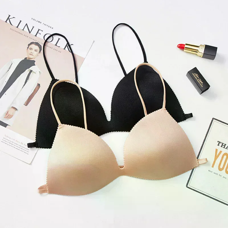 Women Sexy Silicone Bra Breathable Push up Bra Seamless Bras Lingerie Bras High Quality Durable