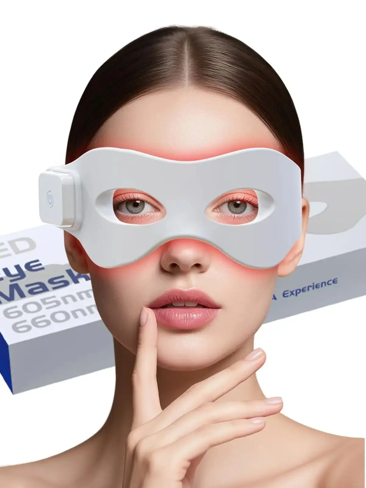 3D Red Light EMS Eye Massager 4 Modes 605NM-830NM Eye Bag Removal Eye Wrinkles Eye Fatigue Relaxing Care Beauty Machine