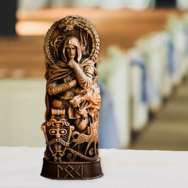 Home Decor Resin Mythological Statues The Pantheon of Navia and The Nordic Gods Home Decoration