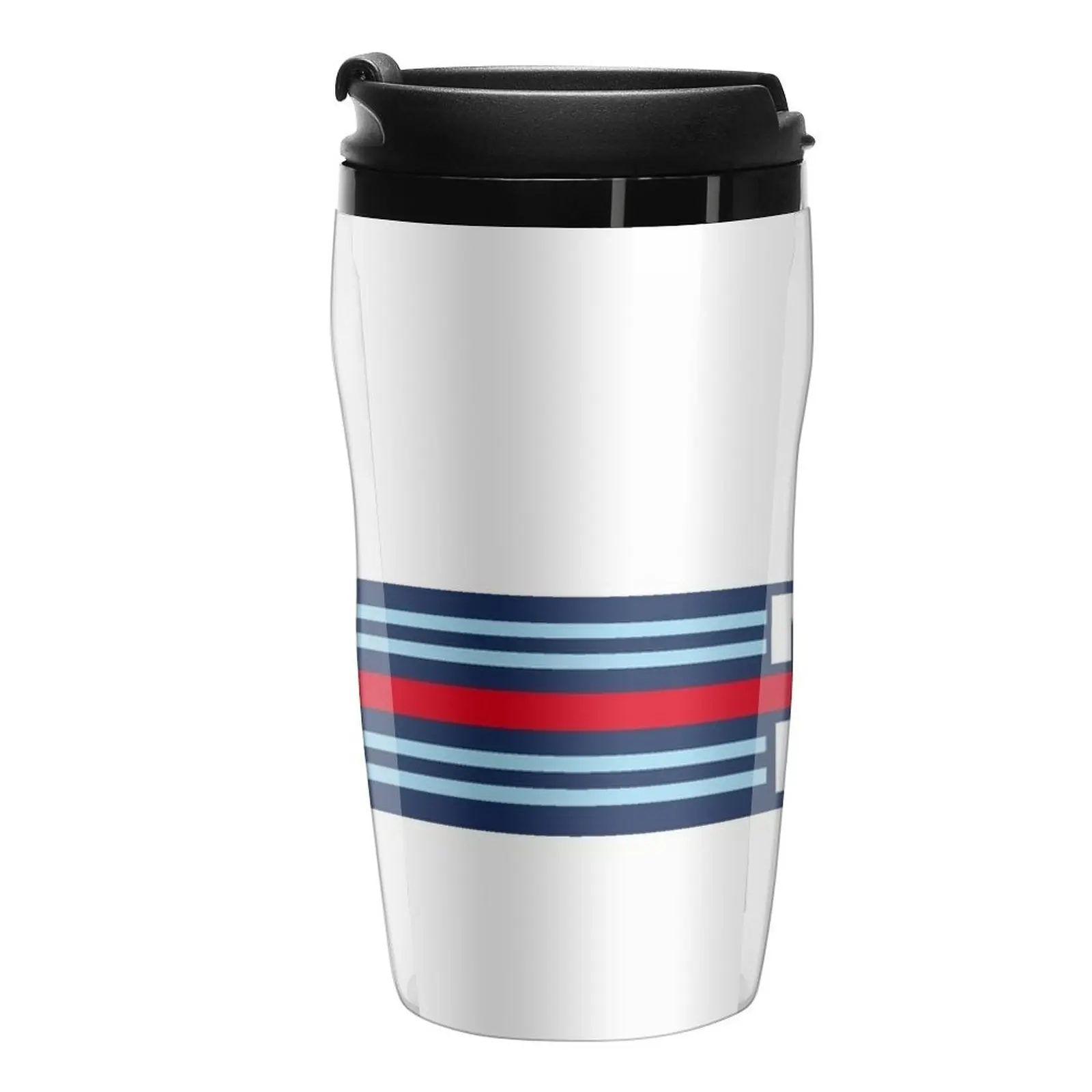 

New Martini Racing stripe Travel Coffee Mug Cup Set Set Creative Cups Vintage Cup