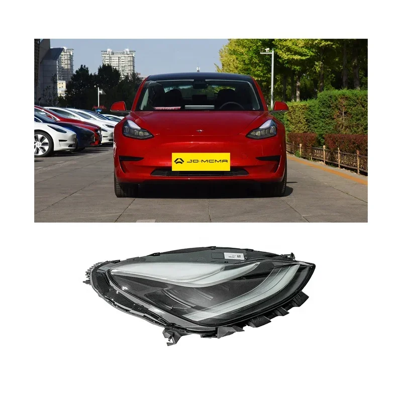 JDMCMA Auto Parts Headlights for Tesla Model 3 Model Y LED Headlights 107737500C L 107737600C R