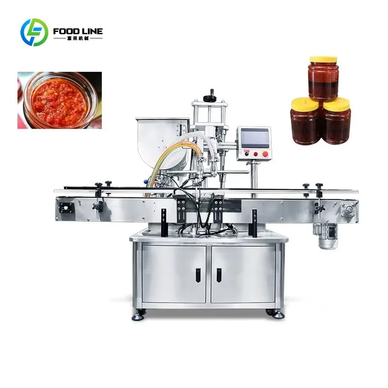 Customized High Accuracy Low Price Double Head Automatic Salad Dressing Filling Machine Industrial-Grade Equipment