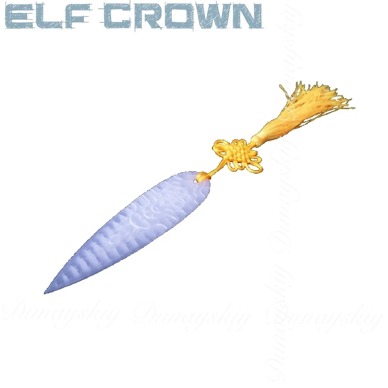 

A Halloween Transparent Dart Enters Cosplay With Transparent Color With Yellow Tassels Anime Stage Props Cosplay 코스프레 Singles