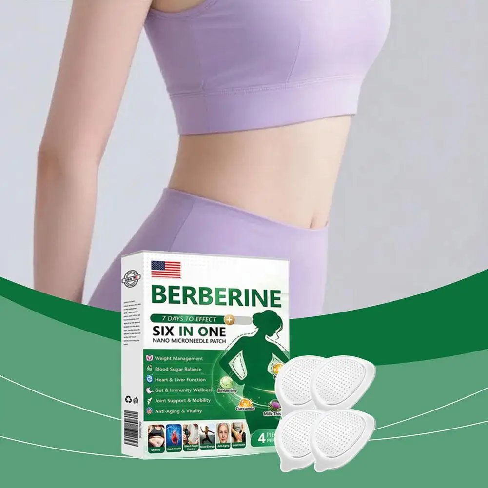 10-in-1 Berberine x NAD+ Weight Management Assistance Patch Easy To Use Body Weight Loss Sticker Body Care Patch