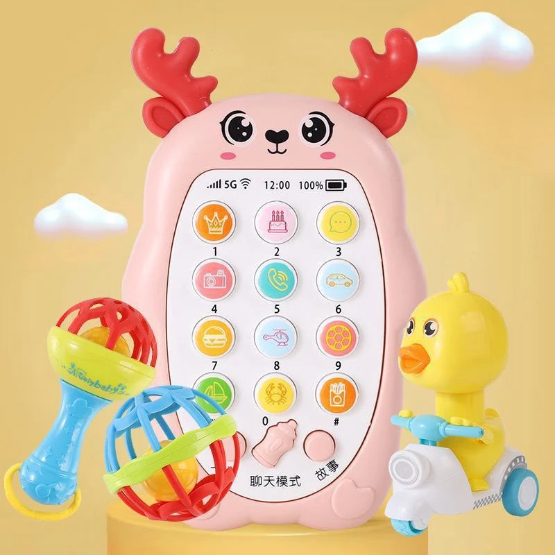 Baby Simulation Mobile Phone Children's Music Toy Early Education Educational Story Machine