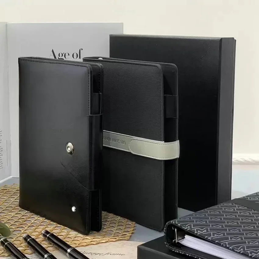 High Quality Luxury Multiple Choice MB Notebook Leather Cover & Quality Paper Chapters Unique  Writing Stationery