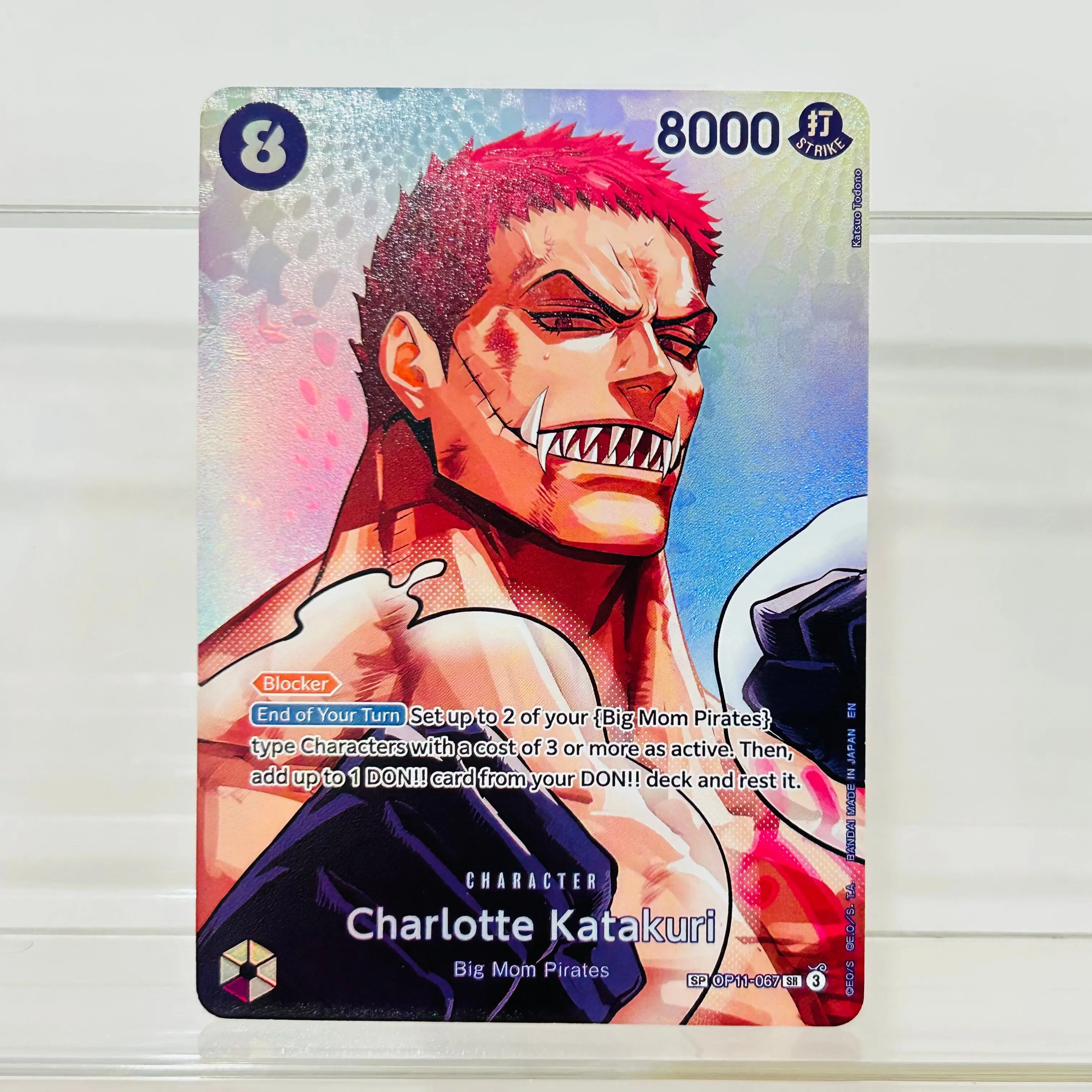 One Piece Ms. All Sunday OP14-084 Character Card Holographic Texture Cards Collectible Grade DIY Premium Anime Collection Card view 3