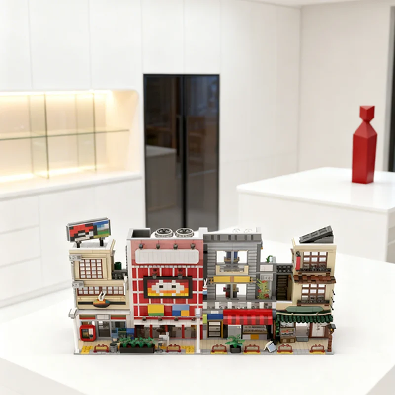 

Конструктор MOC «Токийский модульный городской пейзаж», 4541 деталь, коллекционная модель для демонстрации, премиум-класса, для взрослых и детей, для дома, подарок