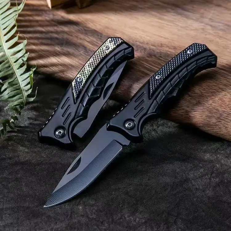 Nuevo Cuchillo plegable multifuncional para exteriores, cuchillo táctico de acero inoxidable para fruta para acampar, utensilios de cocina portátiles y comedor