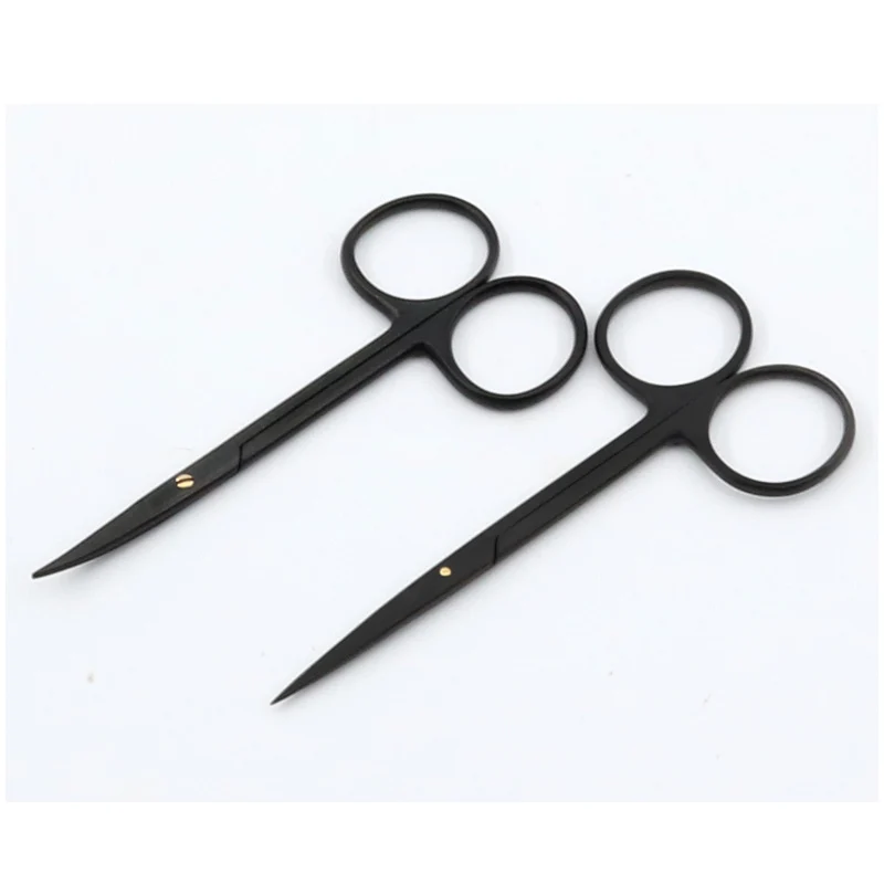 Medical eye scissors, ophthalmic scissors, cosmetic plastic surgery instruments, double eyelid tools, all black express scissors