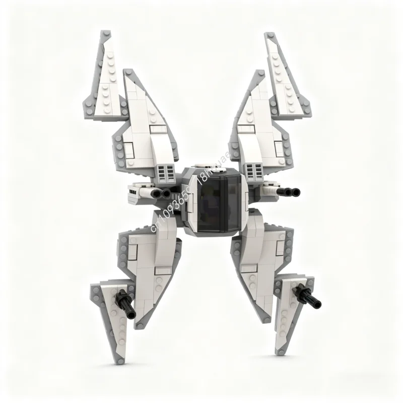 493 Uds. MOC Virago StarViperclass starfighter Star Battle modelo bloques de construcción idea Modular juguetes creativos DIY regalos de navidad