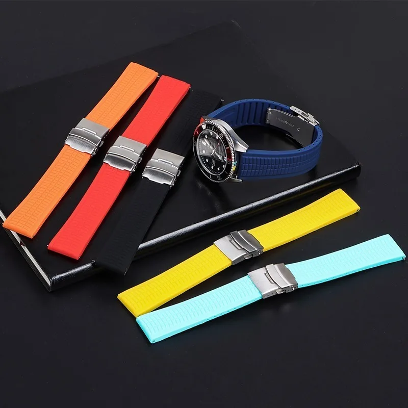 20/22/24mm Quick Release Silicone Watch Band Smart Watch Rubber Strap Sport Bracelet for Huawei for Samsung Universal Wristbelt