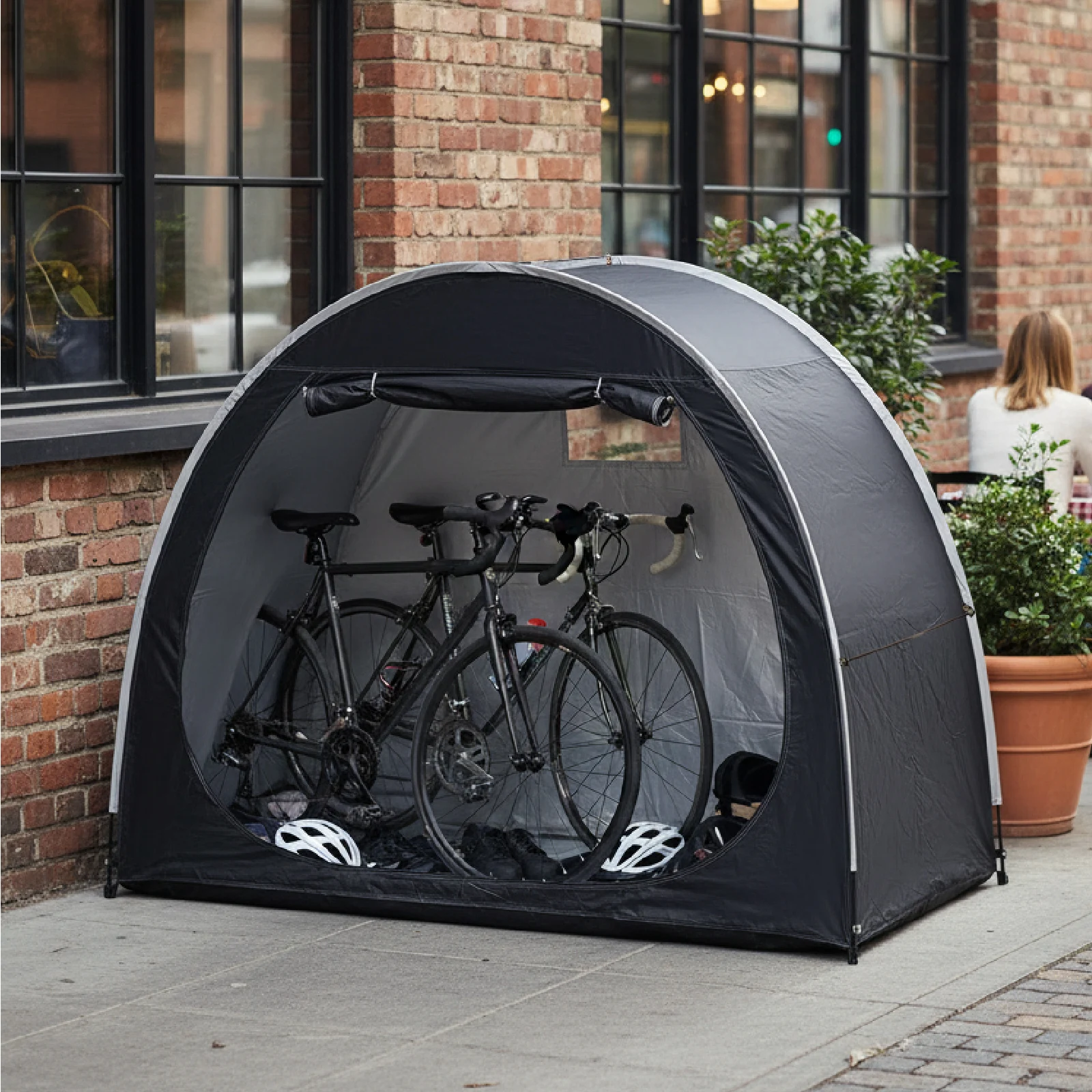 AliExpress NONE Thickened Oxford Cloth Portable Bike Shelter Private Travel Tent for Outdoor Hiking Cycling Camping And Travel