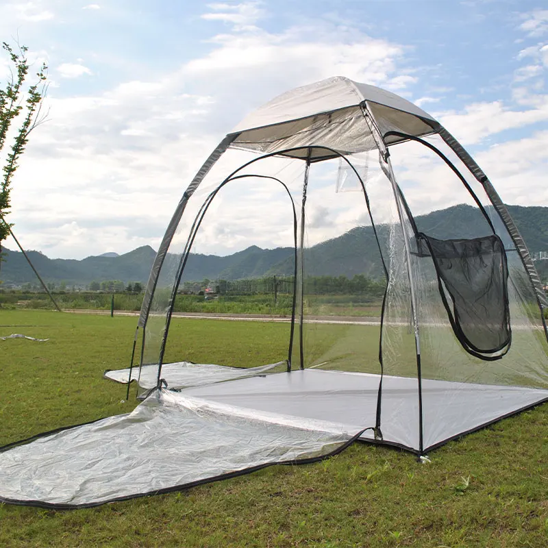 스티커 없음 단열 기능 1 인용 스포츠 텐트, 방풍 솔로 캠핑 텐트, 통기성 텐트, 전천후 스포츠 텐트