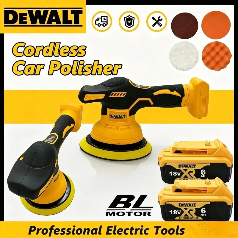 

Dewalt Cordless 8 Gears Digital Display Car Polisher Electric Polisher Auto Car Waxing Polishing Machine Tool For 18V Battery