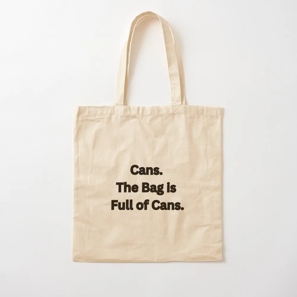 An honest answer - Bag of Cans Tote Bag hand bags large tote bag Handbags Gift