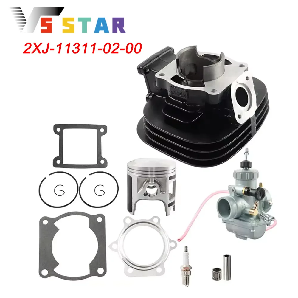 

2XJ-11311-02-00 2XJ-11181-00-00 3JM-11351-02-00 Cylinder Piston Carburetor Top End ​Kit For 1988-2006 Yamaha Blaster 200 YFS200
