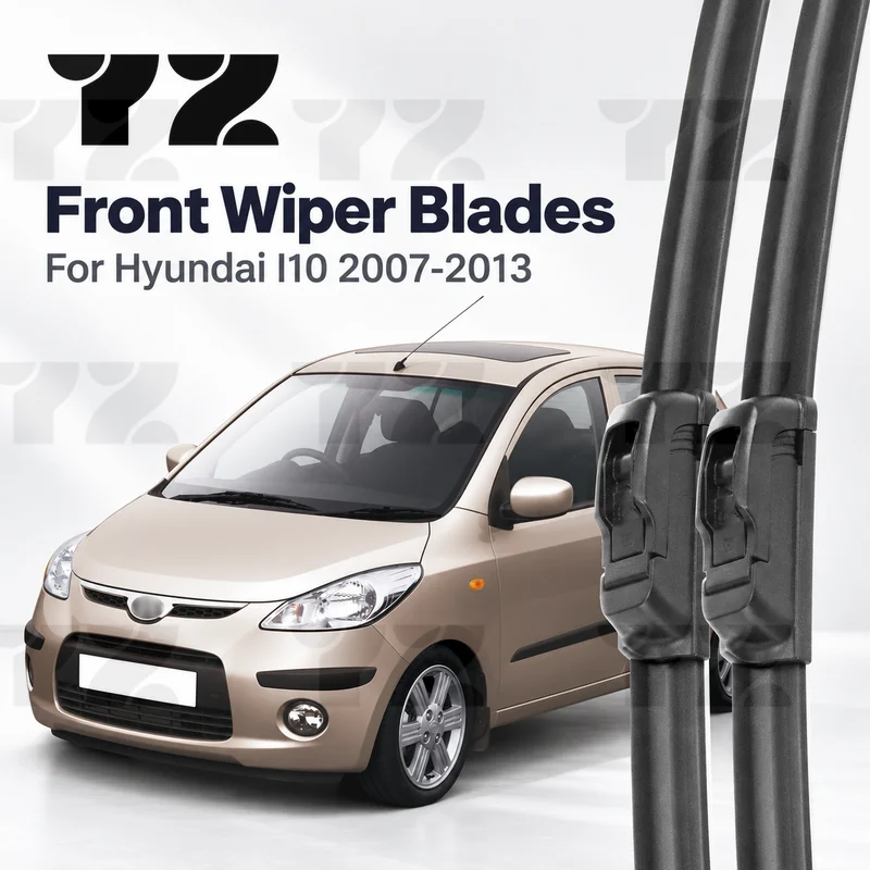 YZ Front Wiper Blades For Hyundai I10 MK1 2007-2013 Windshield Windscreen Window Brush Replacement 22" 16"