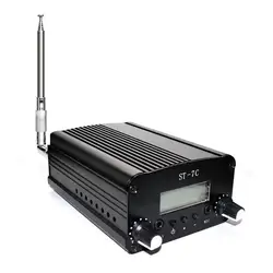 SET OF FM broadcast transmitter for radio station ST-7C stereo PLL with power supply with small antenna kit