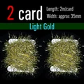 2 tarjetas color oro claro