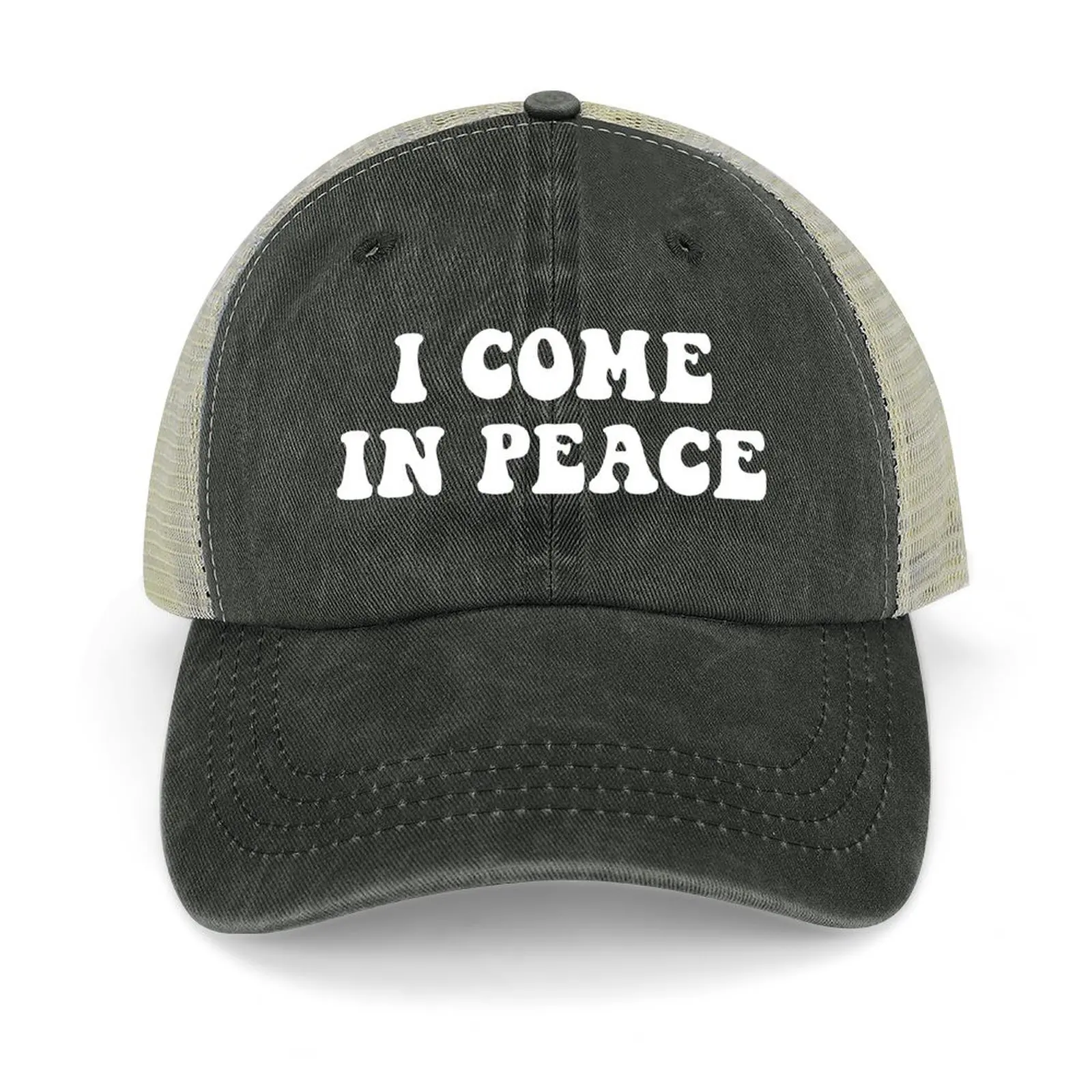 

I Come in Peace - I'm Peace - Couple Matching Gift Baseball Cap Hat Man Luxury Winter hat Streetwear Hats For Women Men's