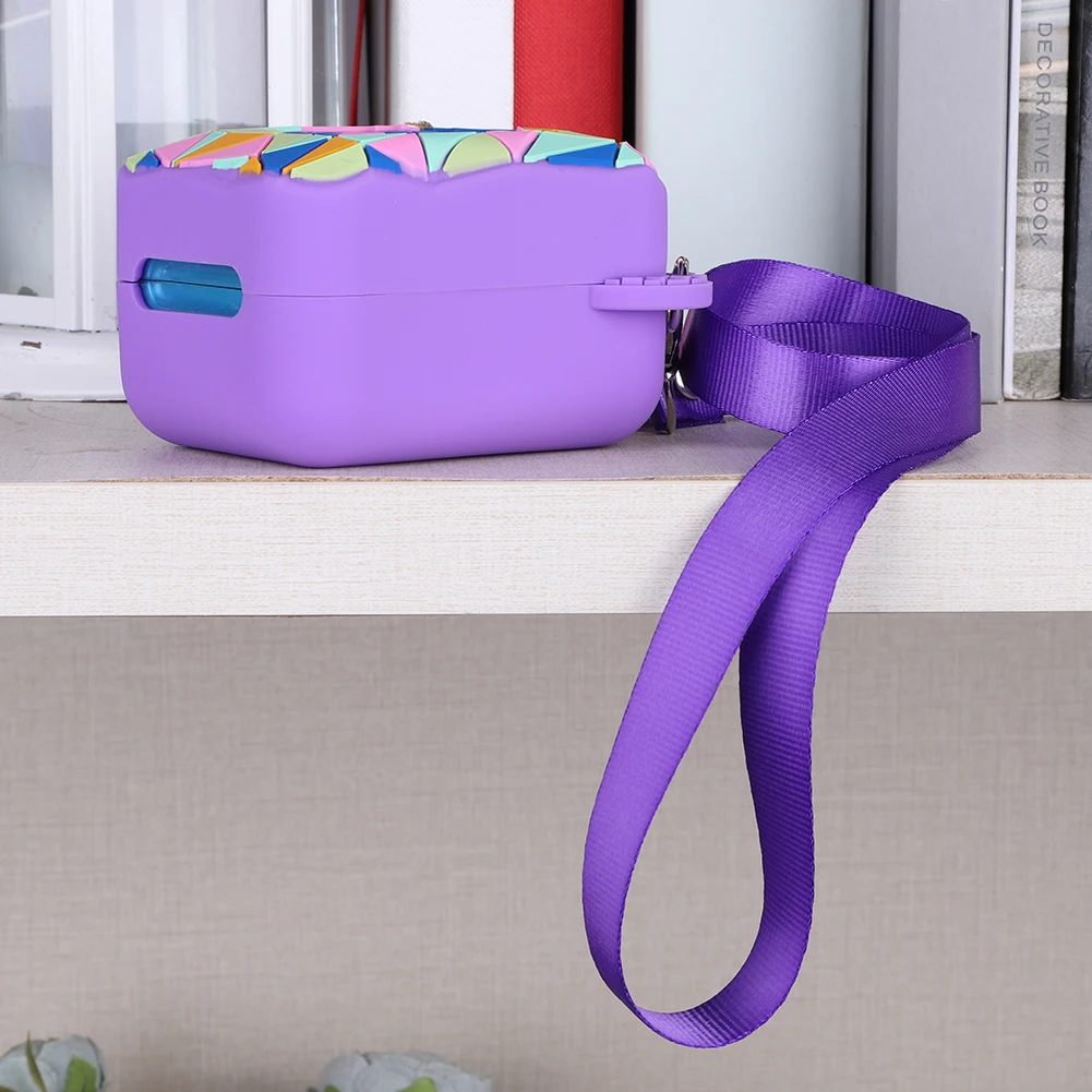 Siliconen hoes Beschermhoes Schokbestendige beschermende houder Huid Anti-drop met draagkoord voor Bitzee Magicals Interactive