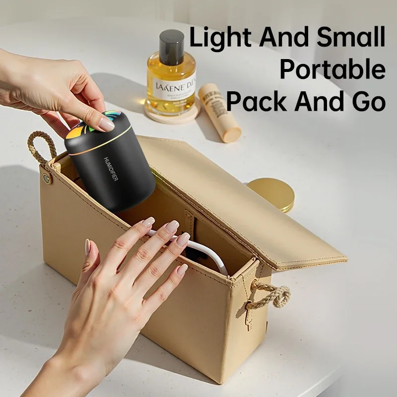 180 مللي سيارة صغيرة ناشر رائحة العطور الهواء المرطب زيت طبيعي تنقية الروائح أضواء ملونة لغرفة نوم السيارة المنزل