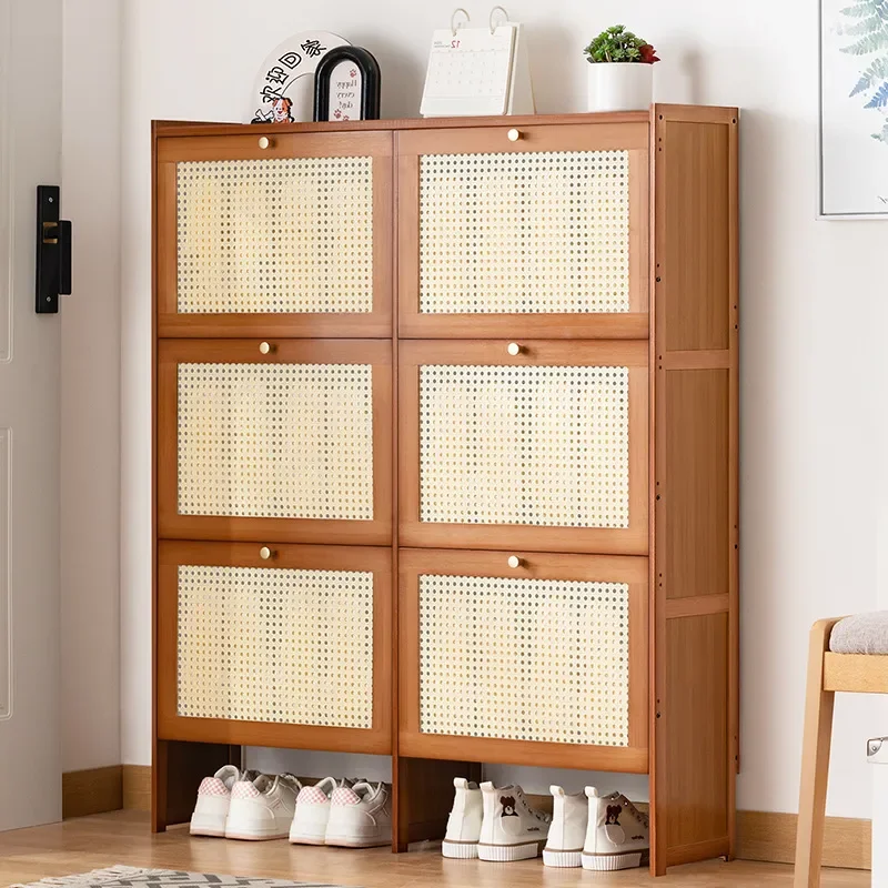 Ultra Thin Shoe Cabinet Small Apartment Household Simple Shoe Rack Multi Layer Door Shoe Rack Space Saving Simple Entrance