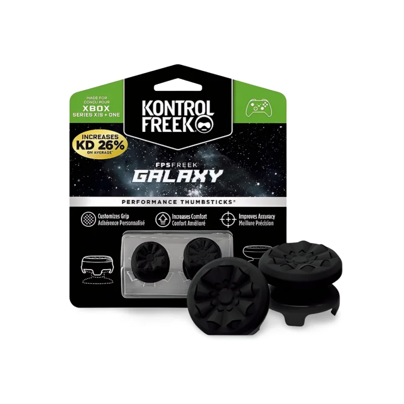 قطعتان من أغطية عصا التحكم غير القابلة للانزلاق لوحدة تحكم Xbox One/Series X/S & PS4/PS5 - مقابض إبهام متينة خفيفة الوزن مضادة للتآكل