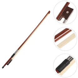 Replace Violin Bow Child Violin Rod Fiddle Red Sandalwood Instrument Accessory Parts Practice Violin Bow with Horse Hair