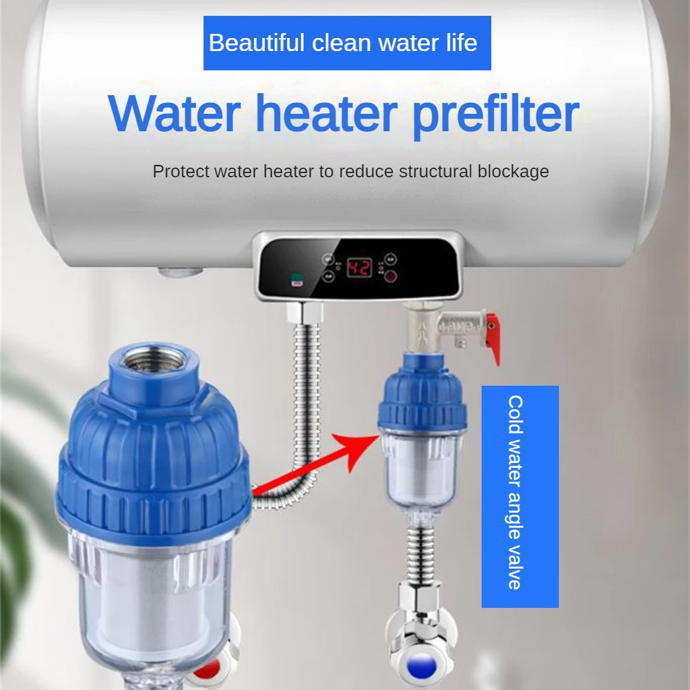 Shower Filter Does Not Take Up Space Large Amount Of Water Stainless Steel Material Explosion-proof Filter Bowl Faucet Extender