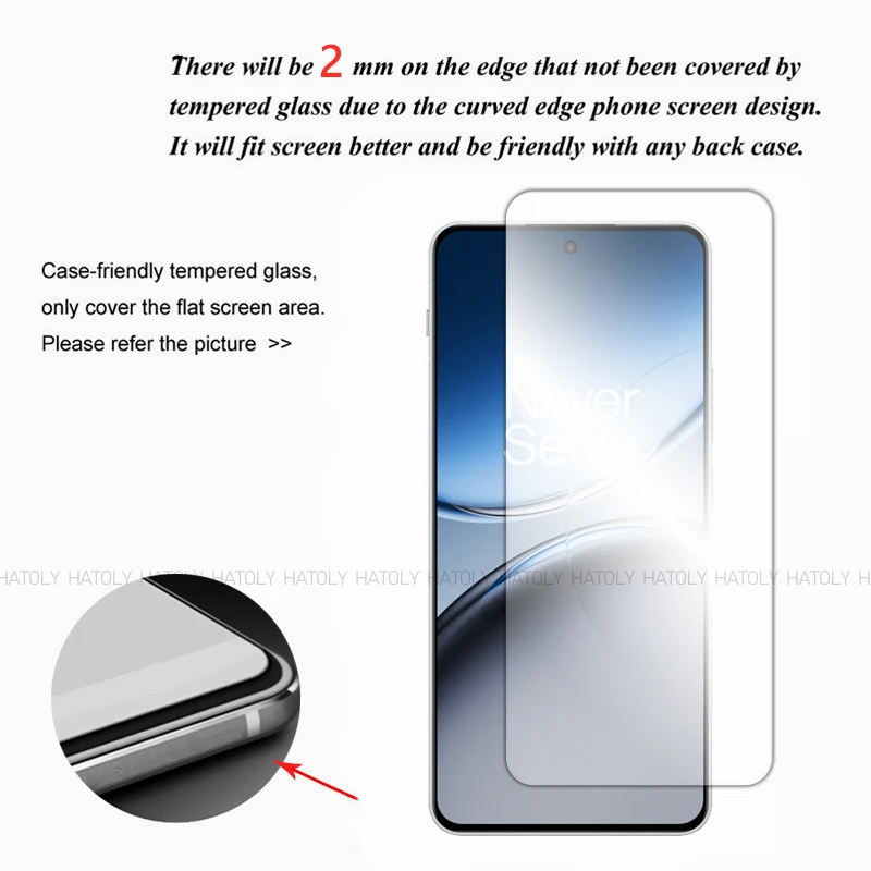 2/4PCS Screen Protector For OnePlus Nord 4 Tempered Glass For OnePlus Nord 4 5G Full Glue Glass Phone Film For OnePlus Nord 4