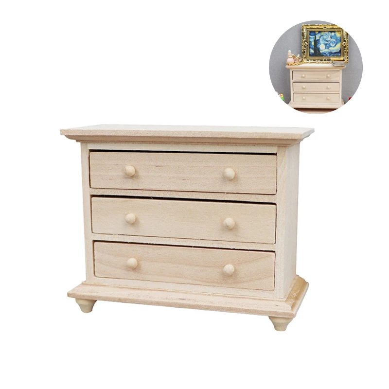 

1:12 миниатюрный ящик для хранения для кукольного домика, шкафчик, прикроватный столик, ТВ-шкаф, мини-модель мебели, Декор, аксессуары для кукольного домика