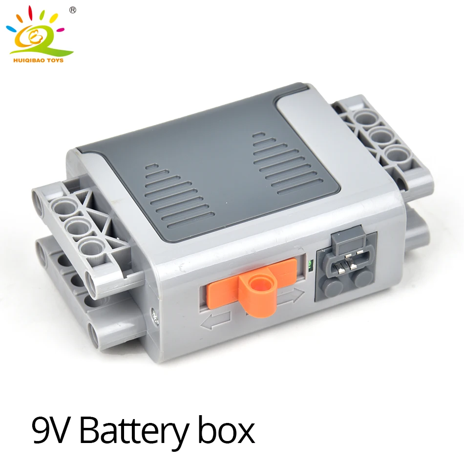 HUIQIBAO MOC función de potencia técnica tren M L XL Motor IR bloques de construcción piezas de alta tecnología ladrillos DIY coche camión construcción