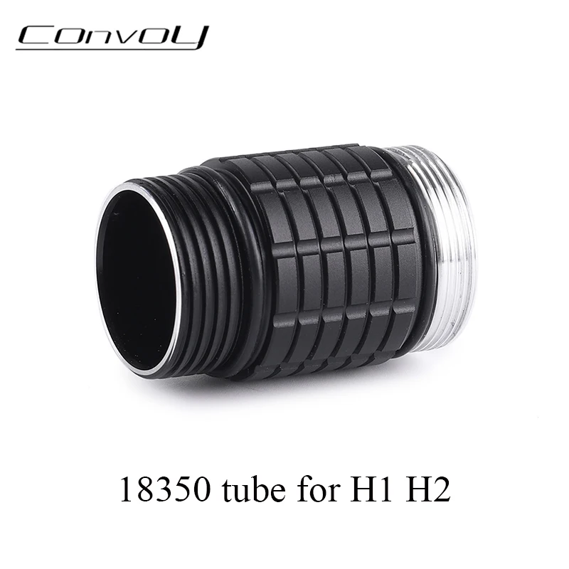 18350 Short Tube for Convoy H1 H2 Flashlight Headlight Head Lamp