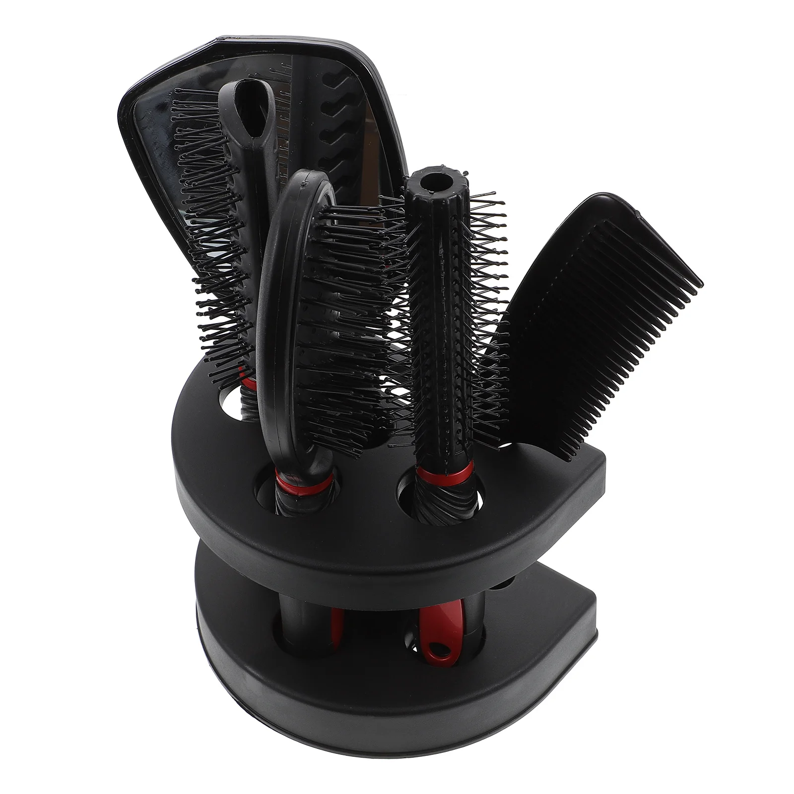 

1Set Hairdressing Mirror Comb Set Salon Home Use Detangling Scalp Massage Hair Styling Tools Mirror Comb Set Hairstyling Tools