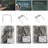 1500PCS 0.6/0.8mm Hot Stapler Plastic Welding Bumper Soldering Bumper Repair Iron Staples For Car Bumper Welding Tools Kit