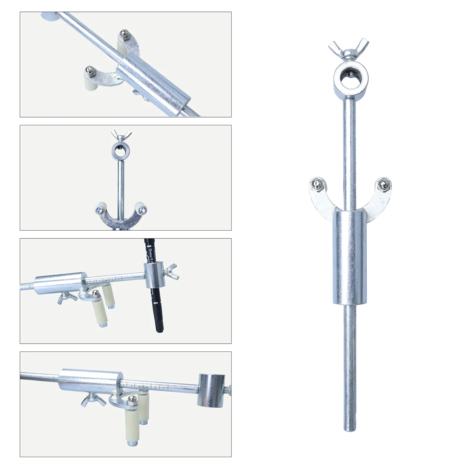 Car Wheel Eyebrow Scriber Auto Body Line Marker Tool with Scale Wheel Arch Parallel Scriber for Auto Sheet Metal Dent Repair