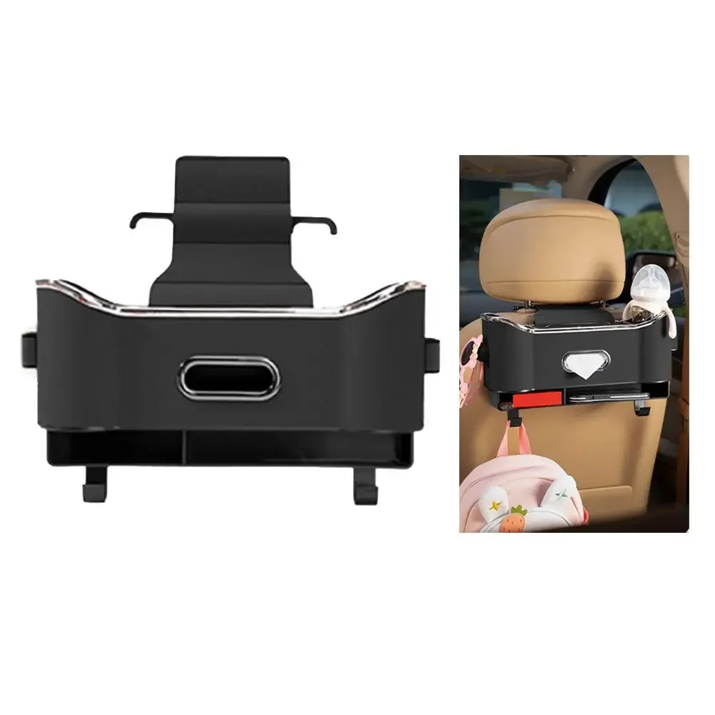 

Ящик для хранения на спинку автомобильного сиденья, автомобильный подстаканник, автомобильный многофункциональный ящик для хранения, внутреннее хранилище, укладка, уборка, аксессуары для интерьера