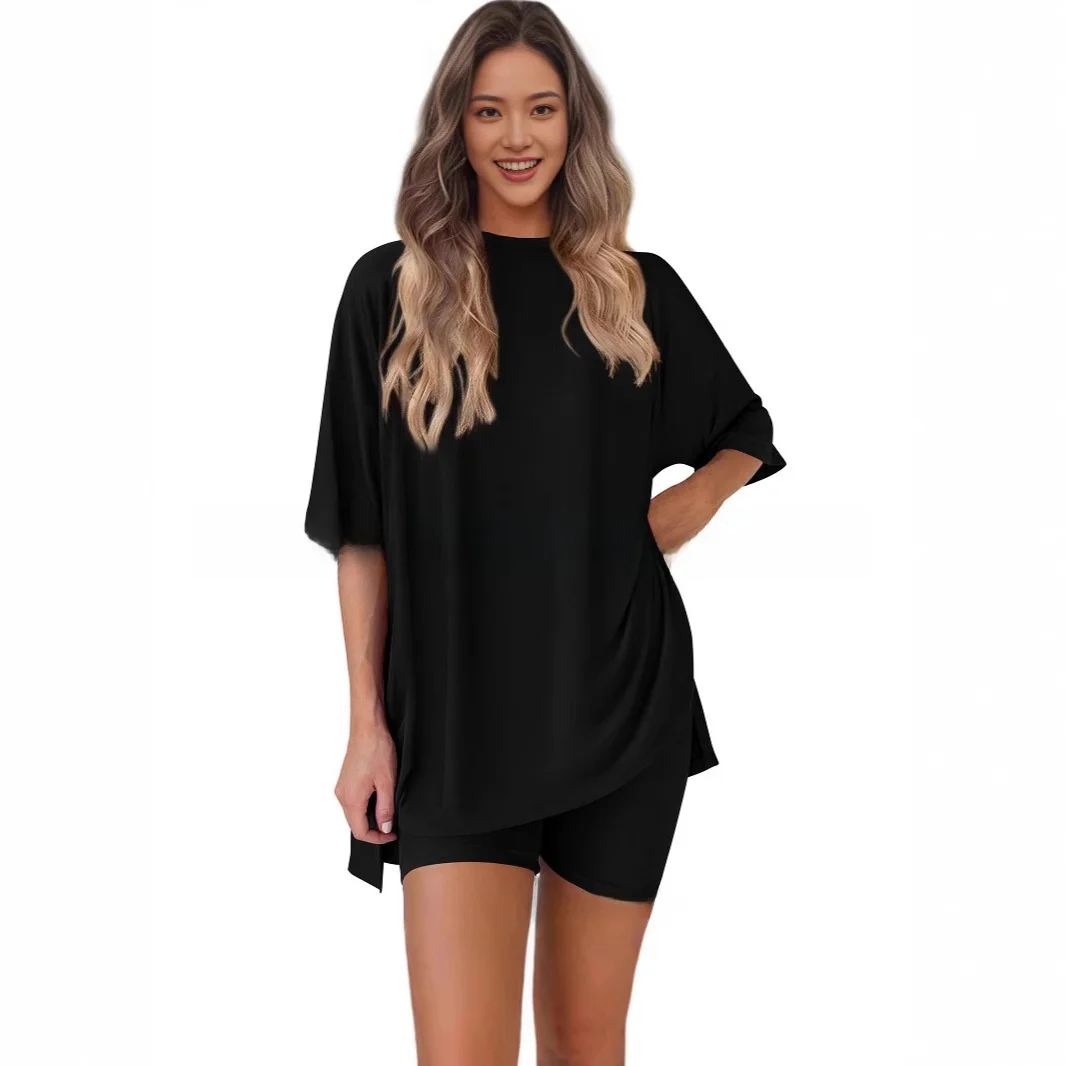 

Свободная повседневная футболка ort Sve для женщин, домашняя одежда, удобная дышащая, впитывающая пот, экологически чистая ткань