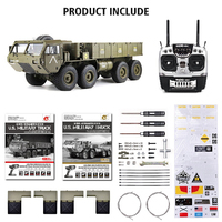 HG RC Cars P801 Military Truck M977 1/12 8-Wheel Full-Time Drive Military Truck , M983 Military Vehicle Toy, Electric Model Gift