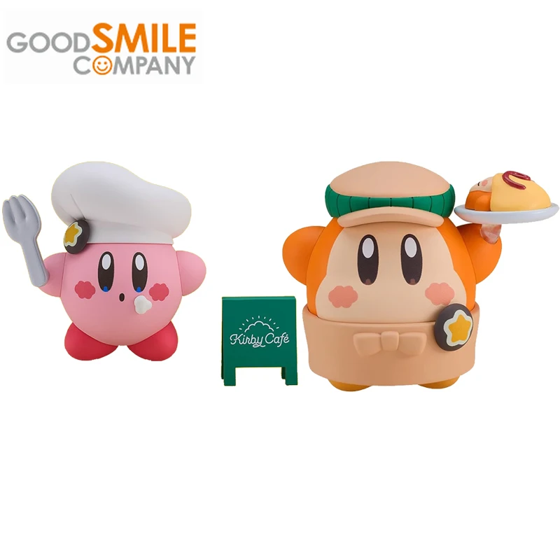 Good Smile Подлинная Nendoroid Hoshi no Kirby Kirby Waddle Dee Kirby Cafe Ver. Совместные подвижные аниме-фигурки, игрушки, детский подарок