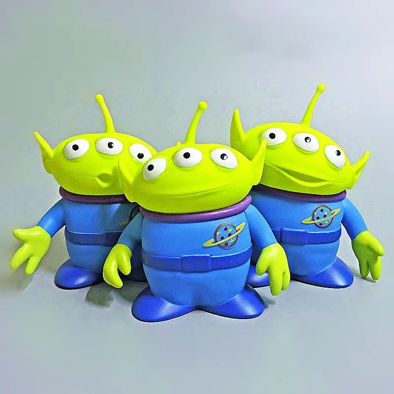 Image of 2026 Neue Toy Story Woody Buzz Lightyear Grüne Alien-Puppenfigur Anime-Dekoration Sammlerstück Spielzeugmodell für Geschenke D