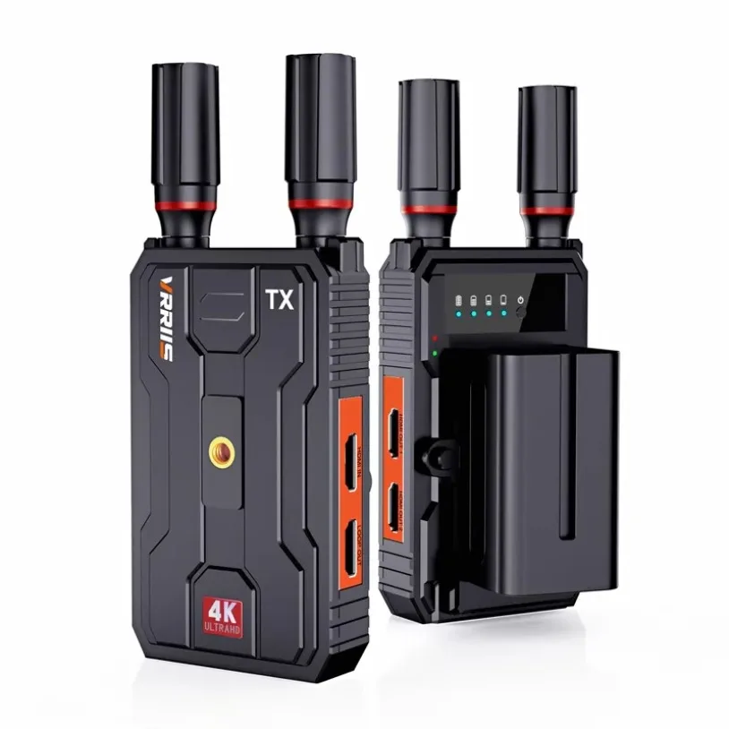 400M Wireless Transmission Video Transmitter Receiver HDMl-Compatible Extender Display Adapter Cable Screen Mirror for Camera